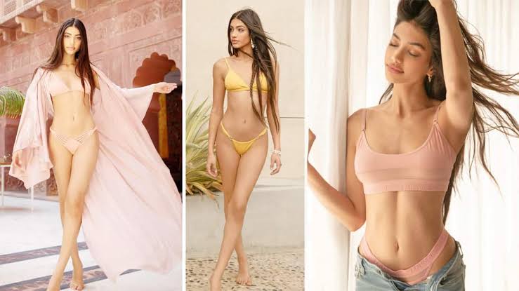 alana pandey share two piece pics