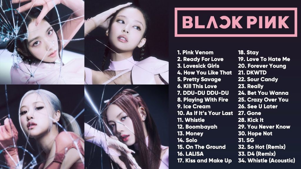 Blackpink Song list in order