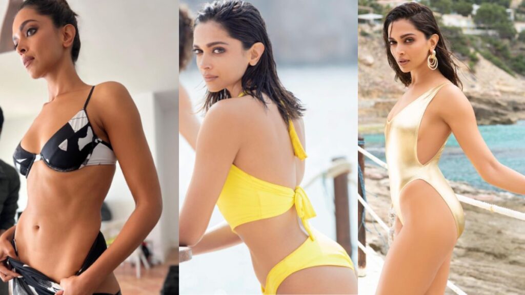 Deepika Padukone Swimsuit and Bikini Moments Over The Years