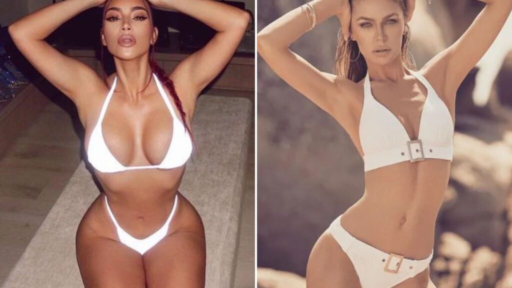 Hottest Celebrities in White Bikini
