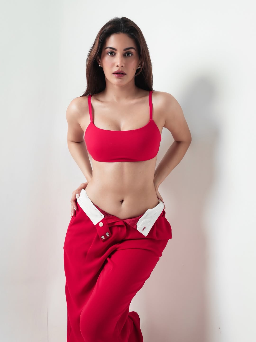 Amyra Dastur Red Bra